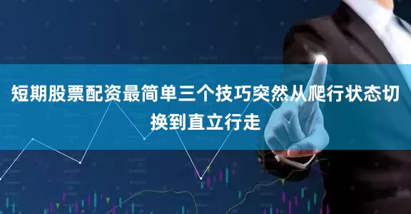 短期股票配资最简单三个技巧突然从爬行状态切换到直立行走