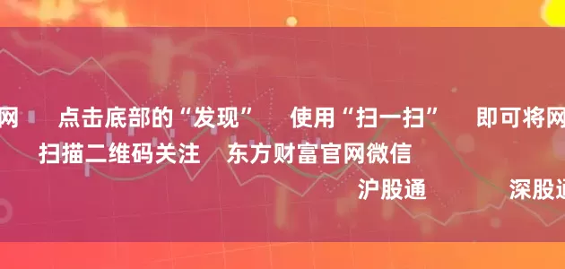 炒股配资服务网      点击底部的“发现”     使用“扫一扫”     即可将网页分享至朋友圈                            扫描二维码关注    东方财富官网微信                                                                        沪股通             深股通